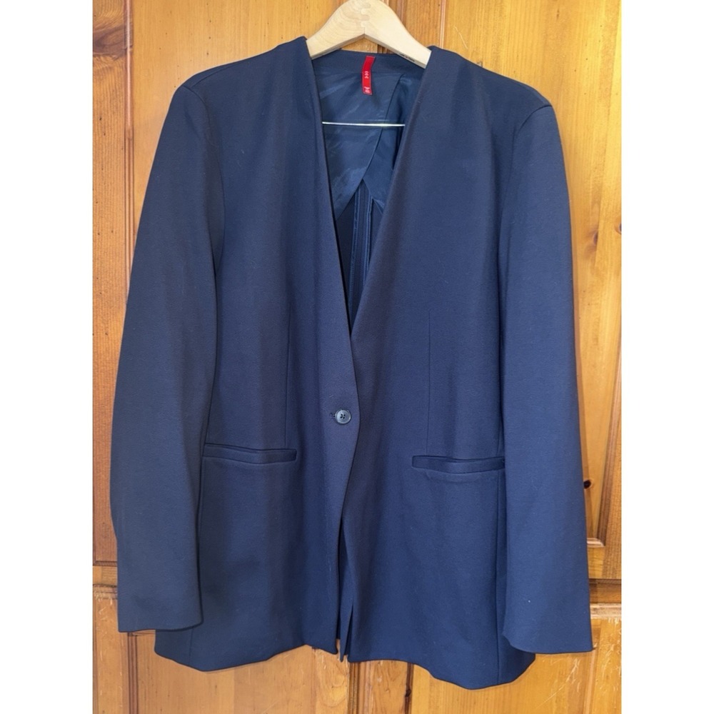 SPANX Perfect Collarless Oversized Blazer One Button Women's Plus Size 1X 20384R